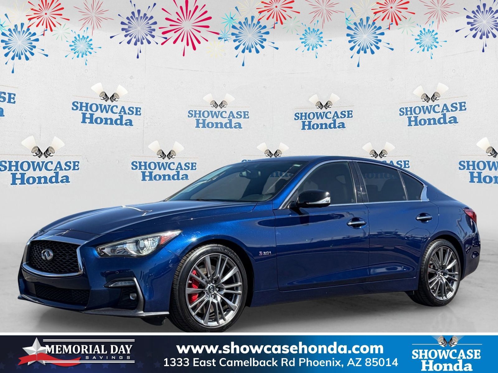Used 2019 INFINITI Q50 Red Sport 400 for Sale Near Me - Autotrader