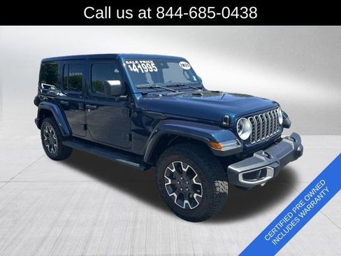Certified 2025 Jeep Wrangler Unlimited Sahara w/ Safety Group AWD/4WD image 3