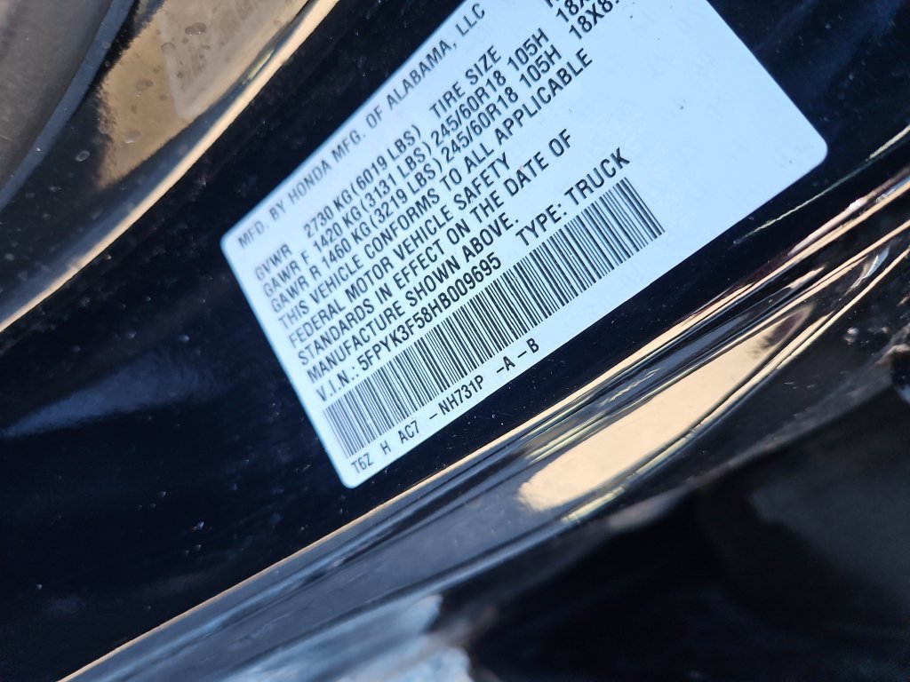 Certified 2017 Honda Ridgeline RTL image 14