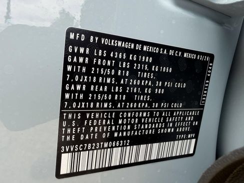New 2026 Volkswagen Taos SE FWD image 24