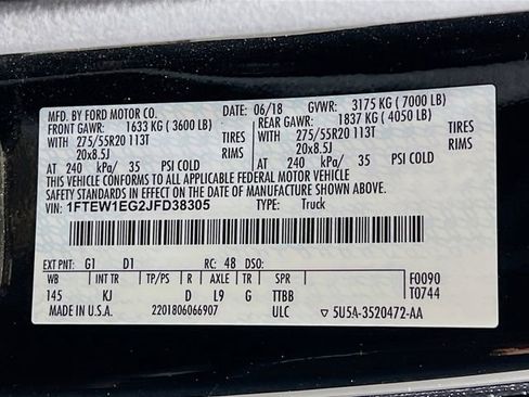 Used 2018 Ford F150 King Ranch w/ Equipment Group 601A Luxury image 11