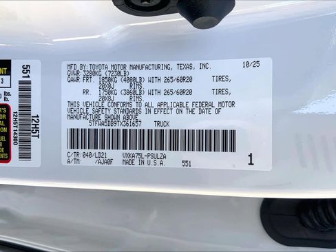 Used 2026 Toyota Tundra Limited image 36