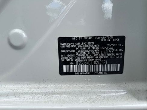 New 2026 Subaru Crosstrek 2.5i Limited AWD/4WD image 25