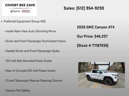 New 2026 GMC Canyon AT4 AWD/4WD image 12