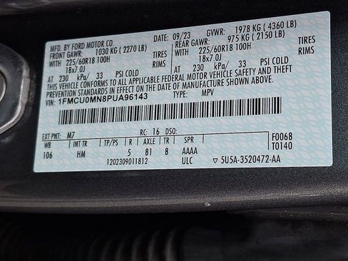 Used 2023 Ford Escape ST-Line w/ Tech Pack #1 FWD image 27