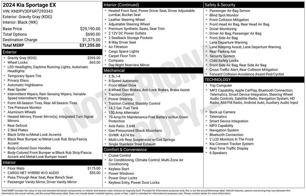 Used 2024 Kia Sportage EX FWD image 15
