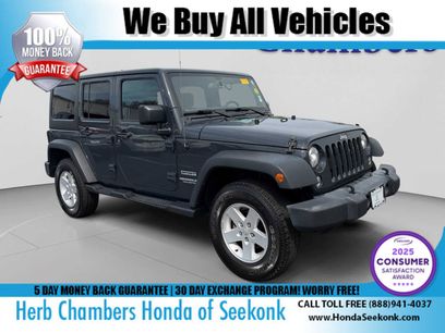 Used 2017 Jeep Wrangler Unlimited Sport w/ Quick Order Package 24S