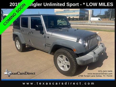 Used 2016 Jeep Wrangler Unlimited Sport w/ Quick Order Package 24S AWD/4WD image 2