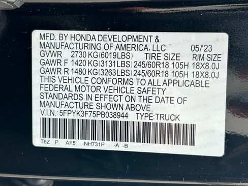 Used 2023 Honda Ridgeline RTL-E image 15