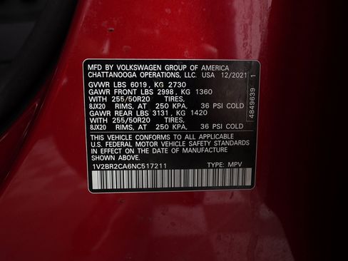 Used 2022 Volkswagen Atlas SEL image 34