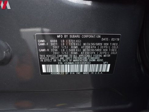 Used 2019 Subaru Ascent Limited AWD/4WD image 33