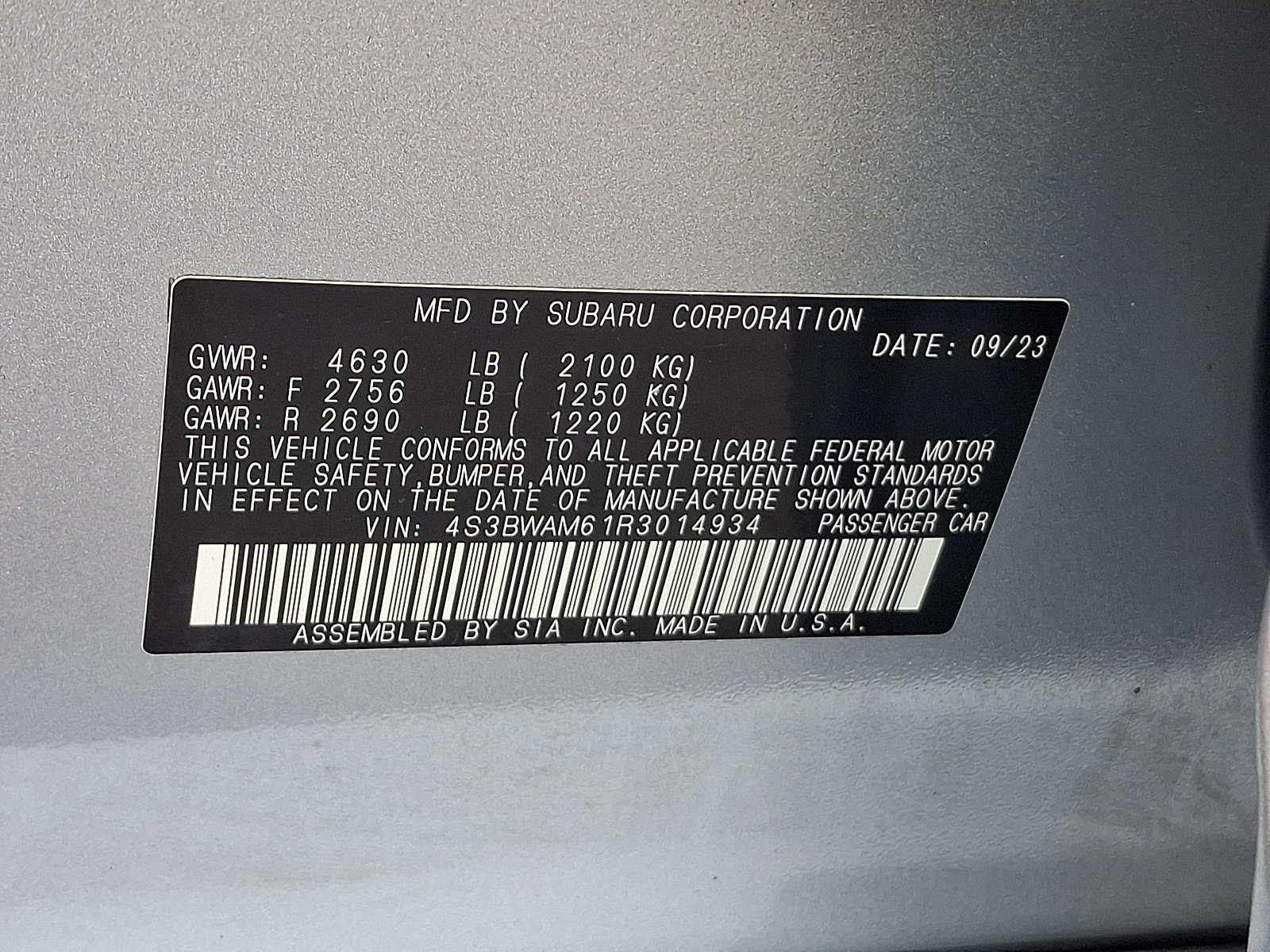 Certified 2024 Subaru Legacy Limited AWD/4WD image 26