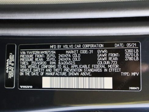 Used 2021 Volvo XC60 T5 Momentum w/ Premium Package image 23