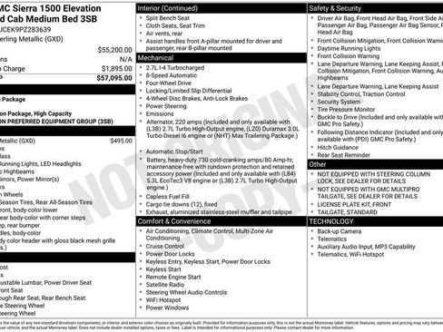 Used 2023 GMC Sierra 1500 Elevation AWD/4WD image 9