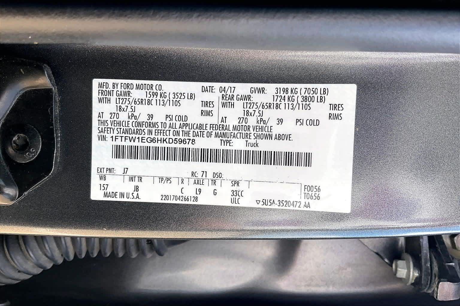 Used 2017 Ford F150 XLT w/ Equipment Group 302A Luxury AWD/4WD image 19