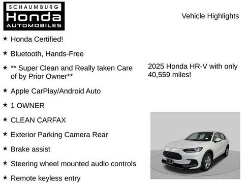 Used 2025 Honda HR-V LX image 14