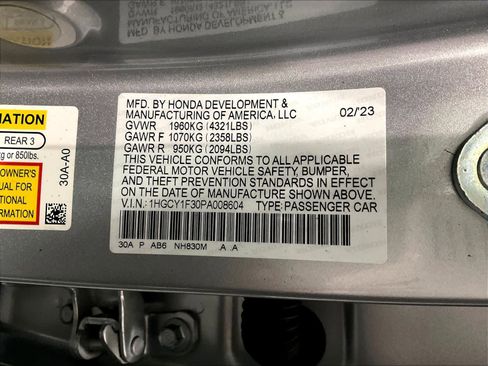 Used 2023 Honda Accord EX image 33