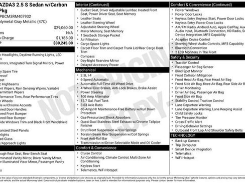 Used 2024 MAZDA MAZDA3 s image 37