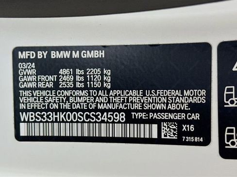 Used 2025 BMW M4 xDrive Competition w/ Executive Package AWD/4WD image 39
