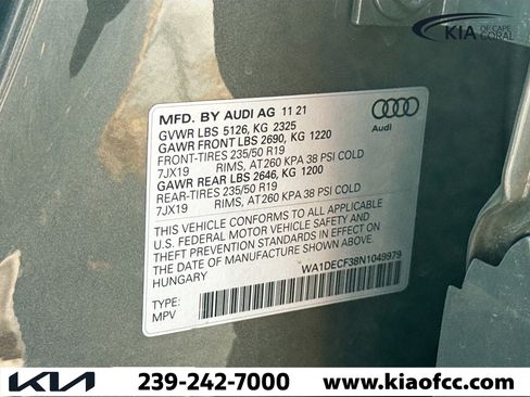 Used 2022 Audi Q3 2.0T Premium w/ Convenience Package image 42