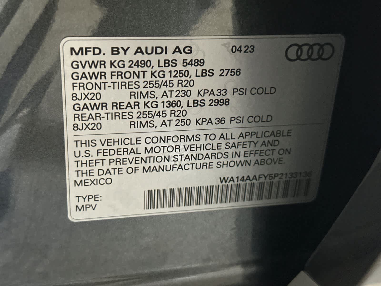 Used 2023 Audi Q5 2.0T Premium w/ Convenience Package AWD/4WD image 29