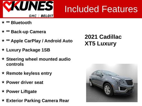 Used 2021 Cadillac XT5 Luxury image 2