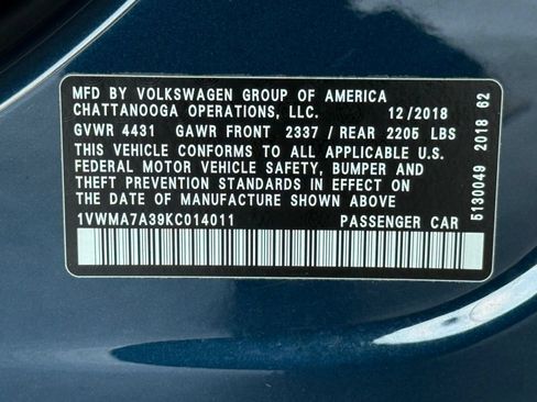 Used 2019 Volkswagen Passat 2.0T SE R-Line FWD image 30