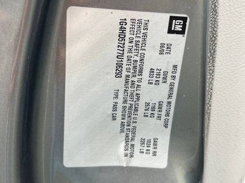 Used 2007 Buick Lucerne CXL w/ Luxury Package FWD image 18