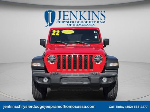 Certified 2022 Jeep Wrangler Unlimited Sport AWD/4WD image 12