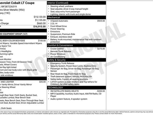Used 2008 Chevrolet Cobalt LT FWD image 7