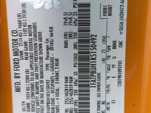 Used 2019 Ford Mustang Premium w/ Equipment Group 201A image 26