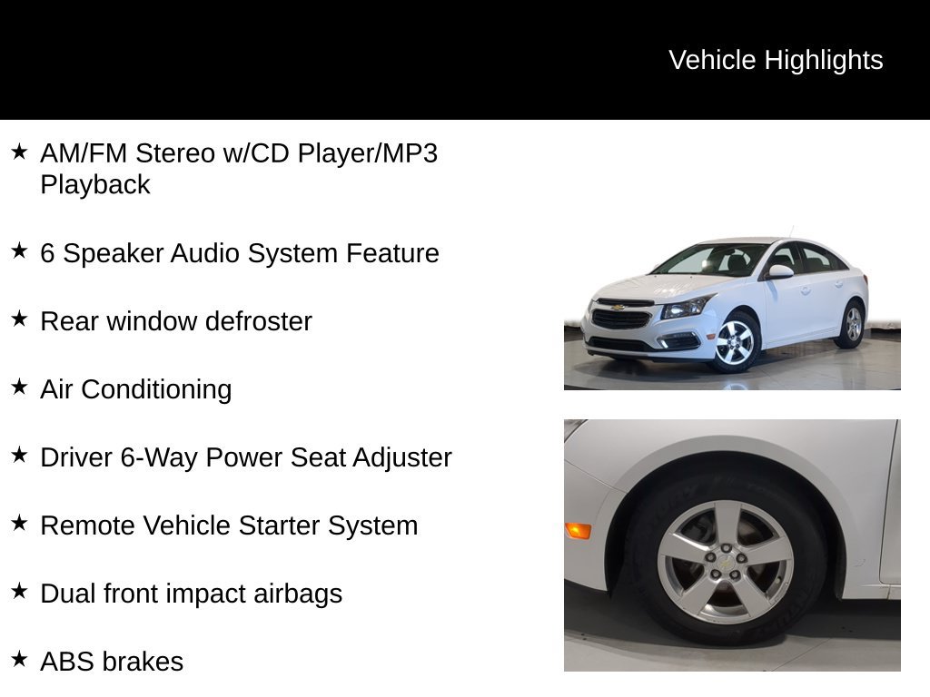 Used 2016 Chevrolet Cruze LT FWD image 13