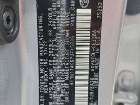 Certified 2023 Toyota Camry SE FWD image 37