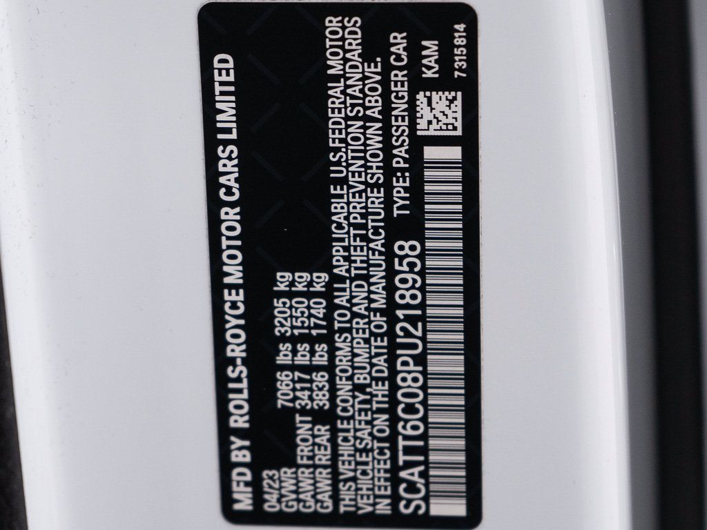 Certified 2023 Rolls-Royce Phantom Sedan RWD image 59