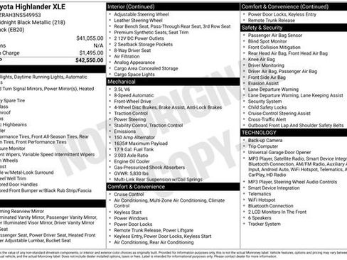 Used 2022 Toyota Highlander XLE FWD image 11