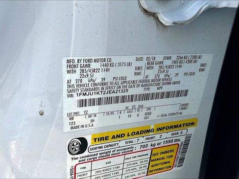 Used 2018 Ford Expedition Limited w/ Equipment Group 302A RWD image 23