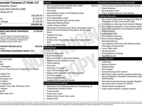 Used 2022 Chevrolet Traverse LT FWD image 2