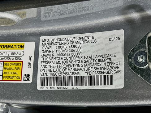 Used 2025 Honda Accord EX-L image 12