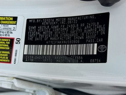 Certified 2022 Toyota Camry LE FWD image 31