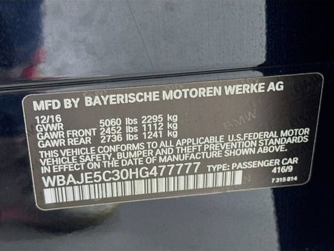 Used 2017 BMW 540i RWD image 44