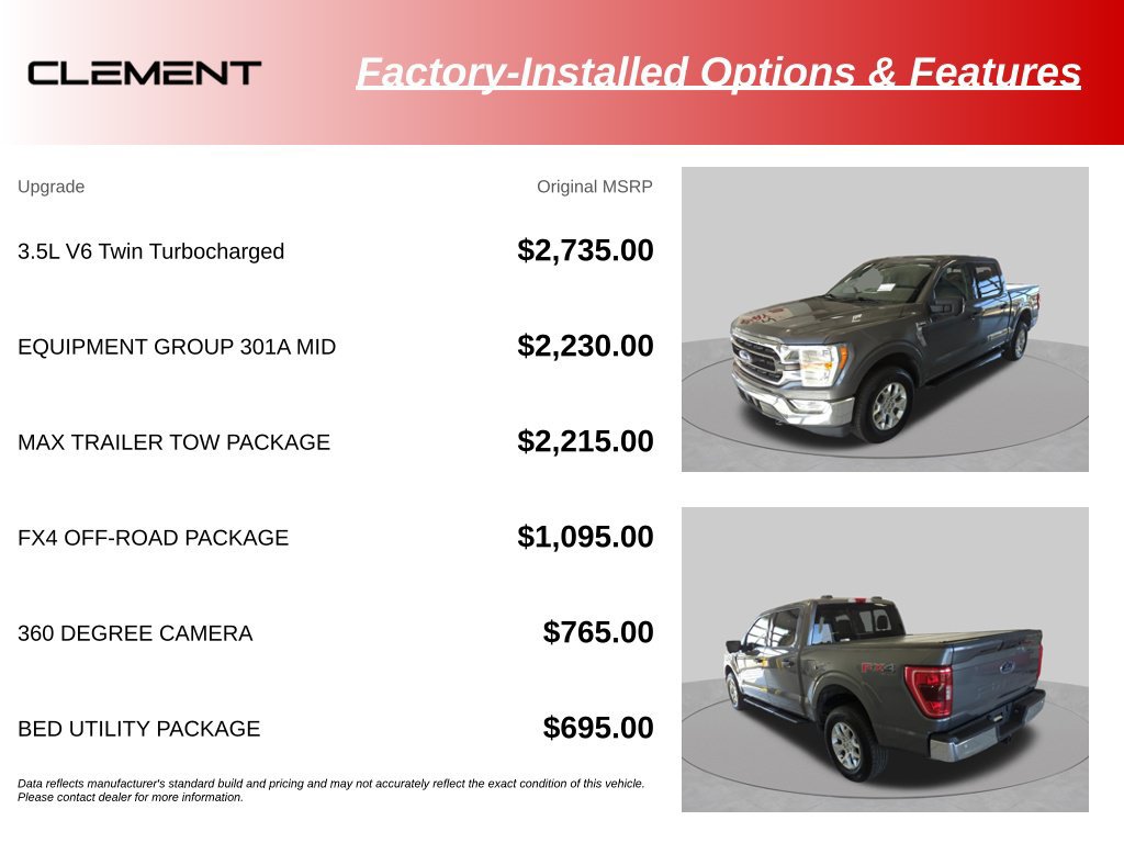 Used 2022 Ford F150 XLT w/ Equipment Group 301A Mid AWD/4WD image 15