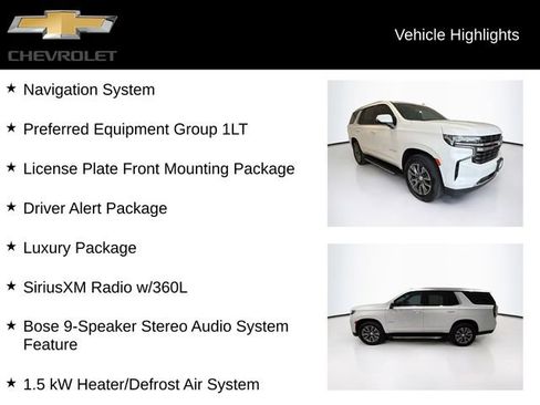 Used 2022 Chevrolet Tahoe LT w/ Luxury Package AWD/4WD image 5