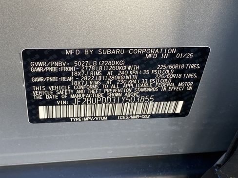 New 2026 Subaru Outback Limited image 25