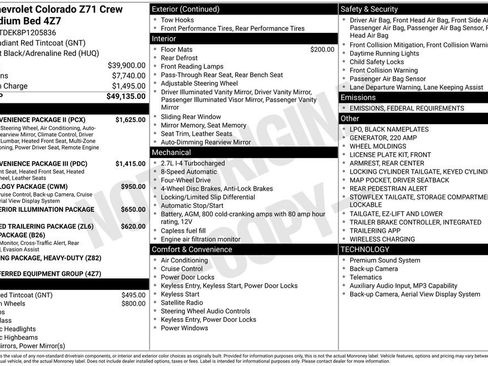 Used 2023 Chevrolet Colorado Z71 w/ Z71 Convenience Package 2 image 4