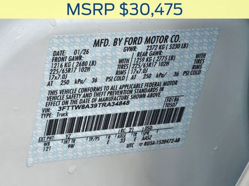 New 2026 Ford Maverick XL image 35