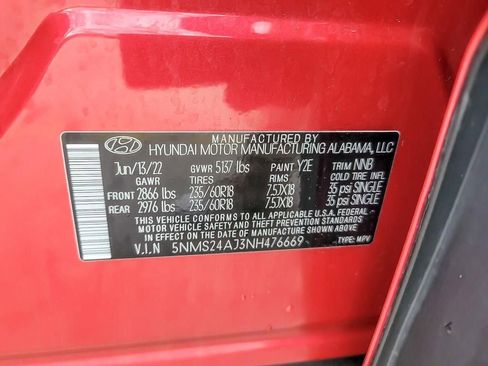 Used 2022 Hyundai Santa Fe SEL w/ Cargo Package FWD image 27