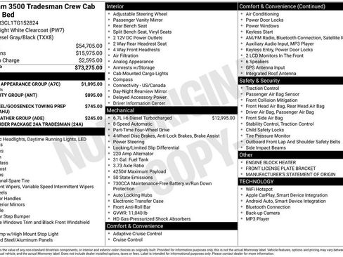 New 2026 RAM 3500 Tradesman w/ Chrome Appearance Group image 48