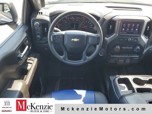 Used 2024 Chevrolet Silverado 1500 Custom w/ Turbomax Blackout Package AWD/4WD image 24