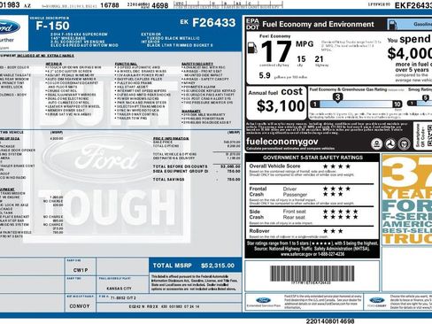 Used 2014 Ford F150 Lariat w/ Equipment Group 502A Luxury image 3