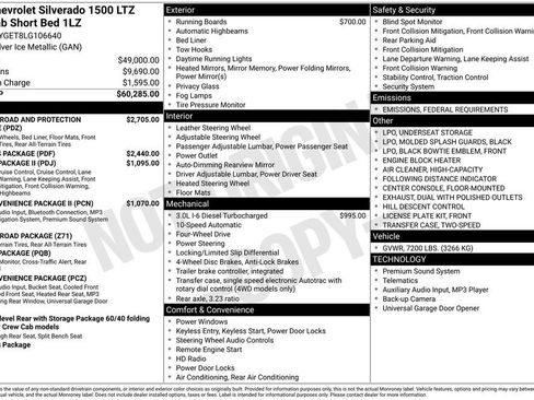 Used 2020 Chevrolet Silverado 1500 LTZ image 34